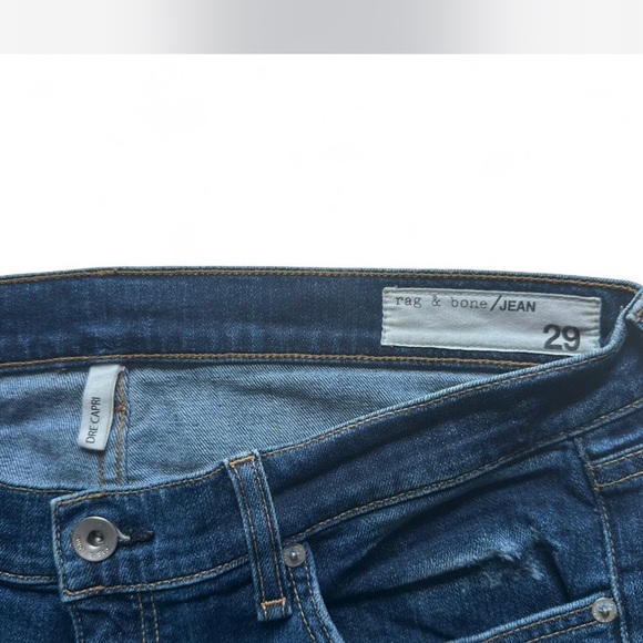 Rag & Bone Midnight Blue Cropped Jeans - Picture 3 of 9